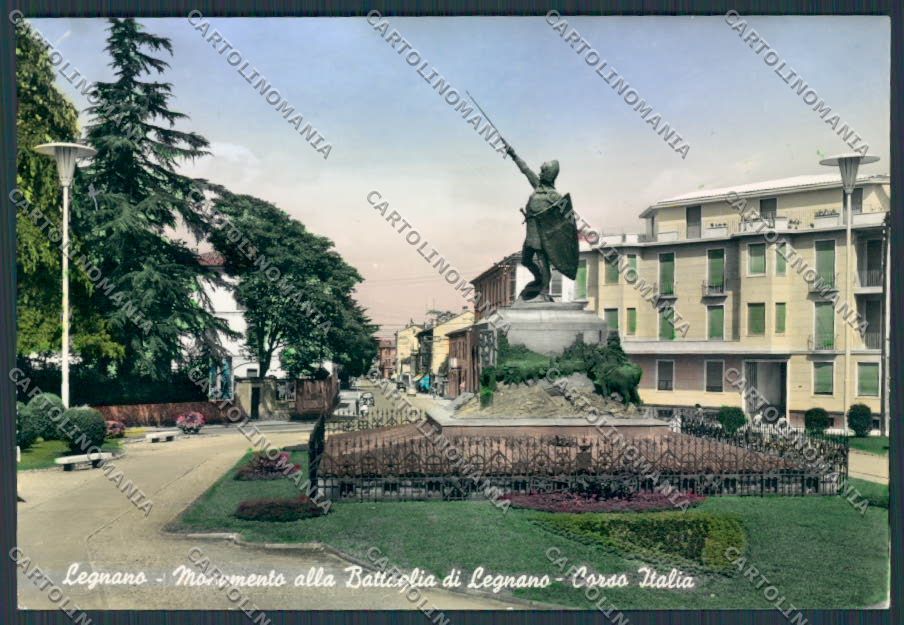 Milano Legnano Corso Italia foto FG cartolina BB7917 – fronte