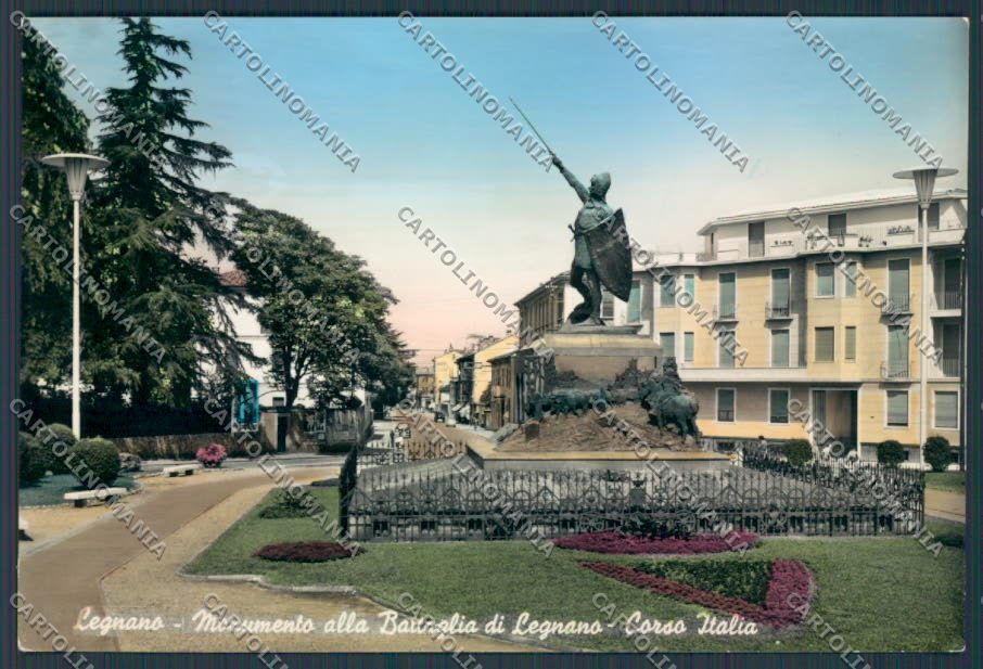 Milano Legnano Corso Italia foto FG cartolina BB7918 – fronte