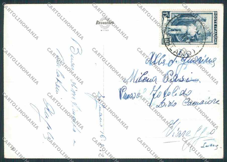 Milano Legnano Municipio foto FG cartolina BB7921 – retro