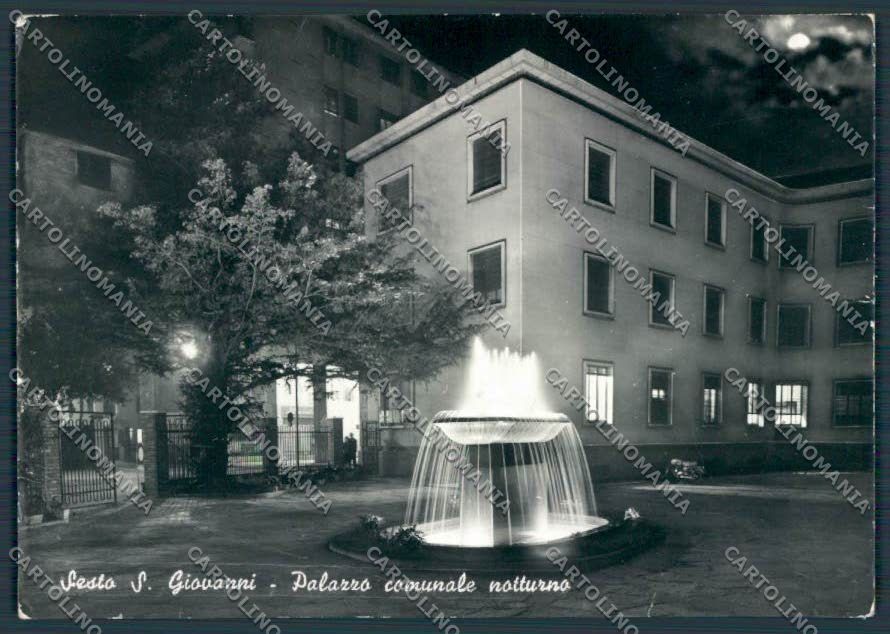 Milano Sesto San Giovanni Palazzo Comunale PIEGHE  foto FG cartolina BB7932 – fronte