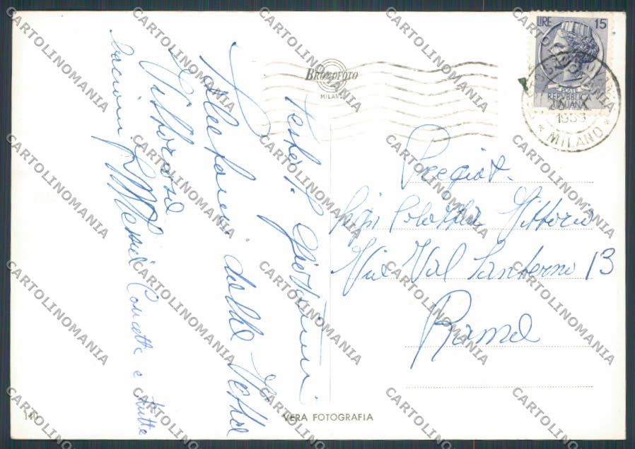 Milano Sesto San Giovanni Saluti foto FG cartolina BB7942 – retro