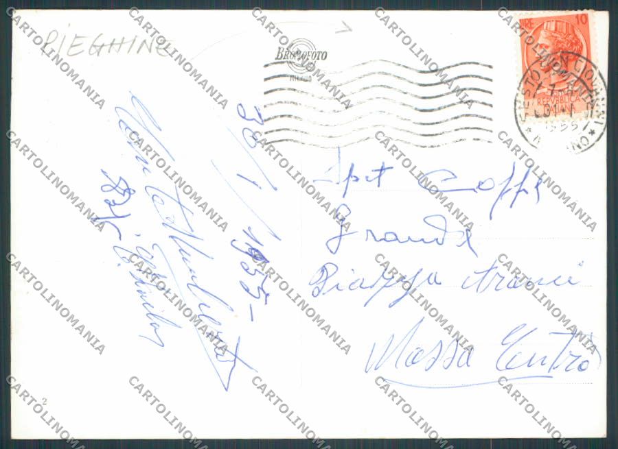 Milano Sesto San  Giovanni Saluti PIEGHINE foto FG cartolina BB7943 – retro