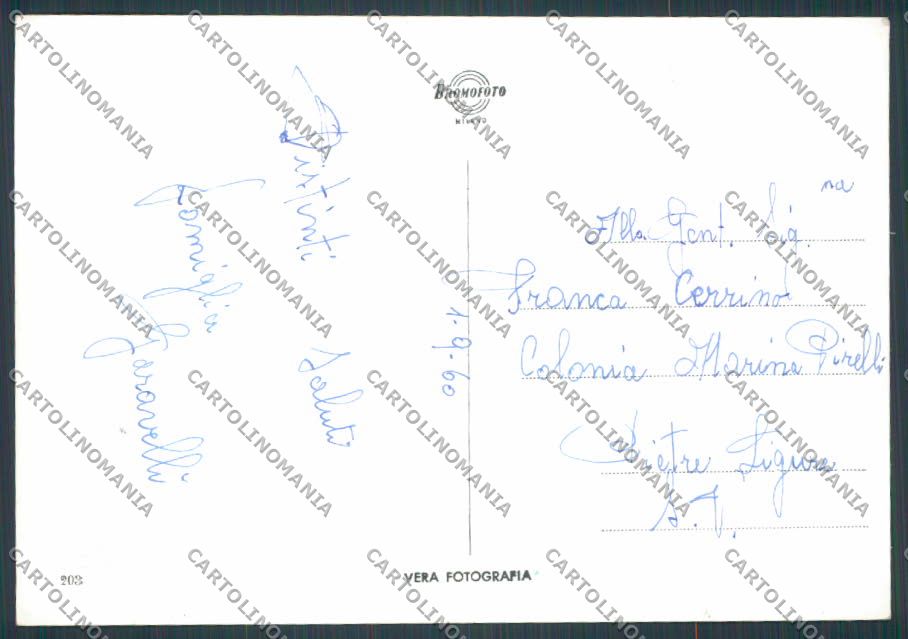 Milano Sesto San Giovanni Saluti foto FG cartolina BB7944 – retro
