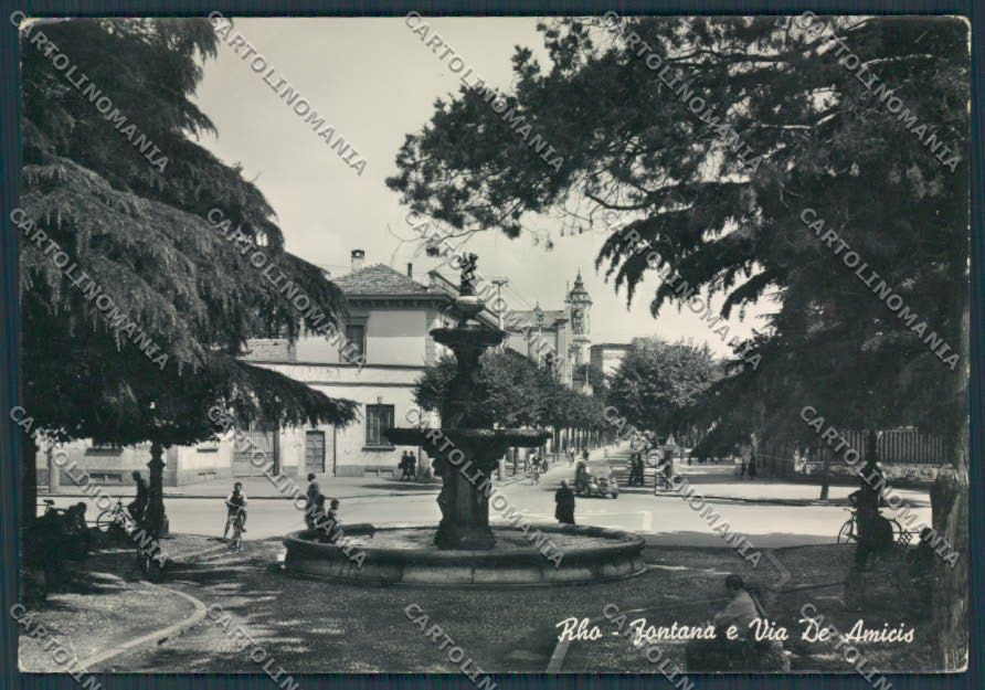 Milano Rho Via De Amicis foto FG cartolina BB7950 – fronte