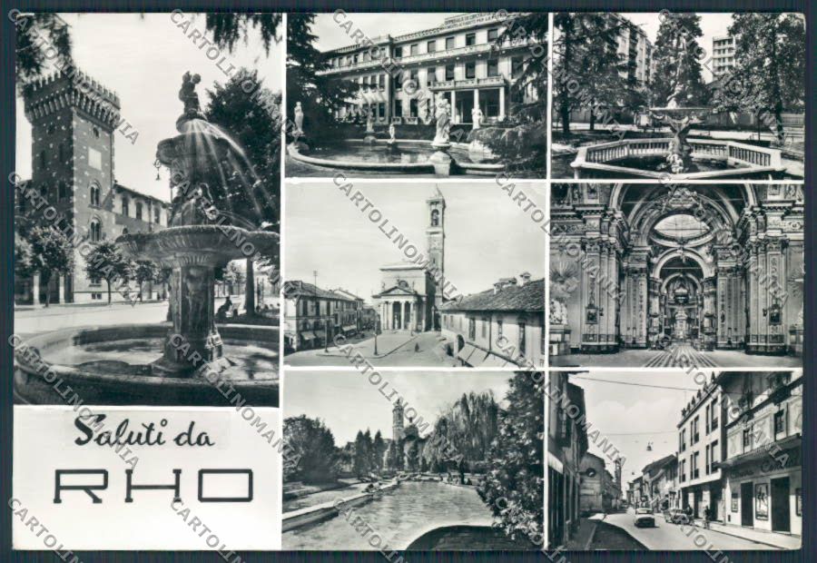 Milano Rho Saluti da foto FG cartolina BB7953 – fronte