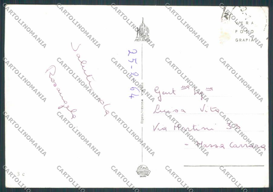 Milano Rho Saluti da foto FG cartolina BB7953 – retro