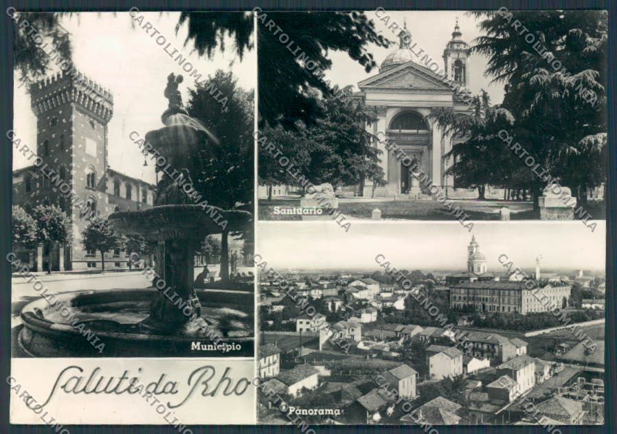 Milano Rho Saluti da foto FG cartolina BB7955 – fronte