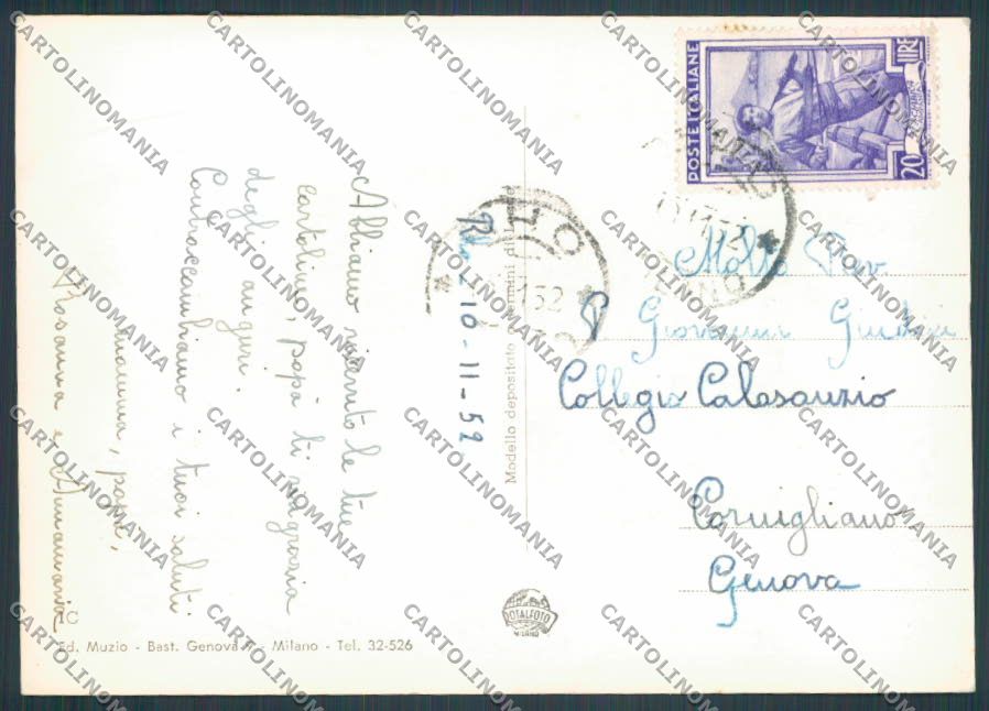 Milano Rho Saluti da foto FG cartolina BB7955 – retro
