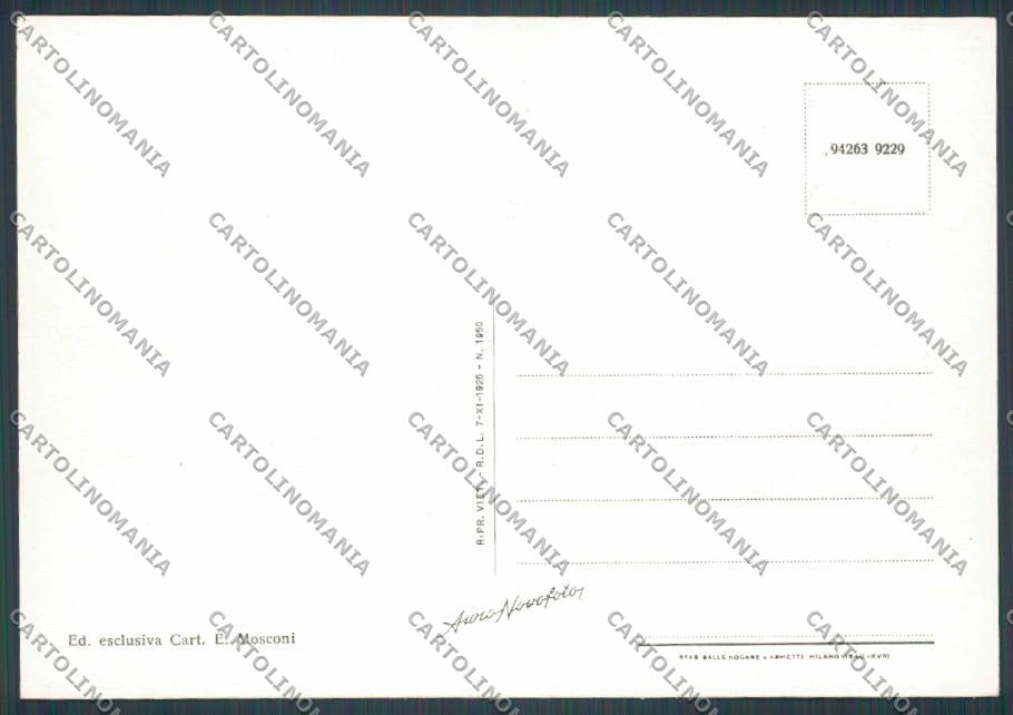 Milano Desio Villa Traversi Tittoni FG cartolina BB7963 – retro