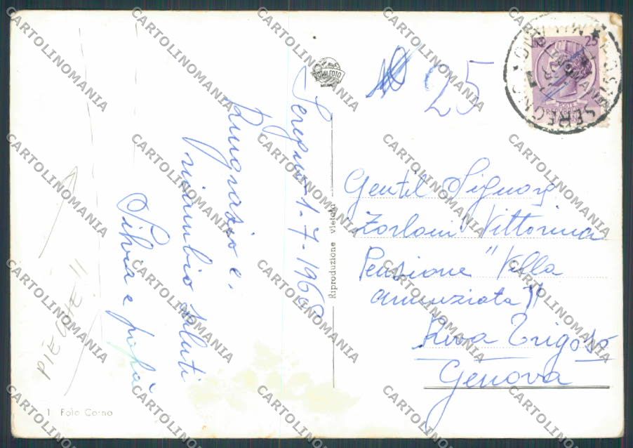 Milano Seregno Santuario San Valeria PIEGHE foto FG cartolina BB7974 – retro