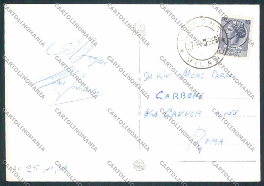 Milano Lissone Saluti da foto FG cartolina BB8000 – retro