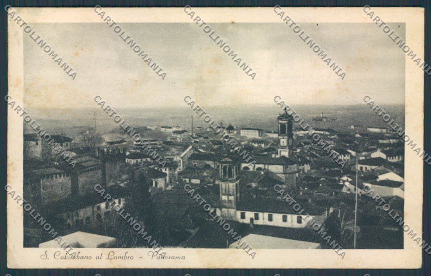 Milano San Colombano al Lambro PIEGHINE cartolina BB8001 – fronte