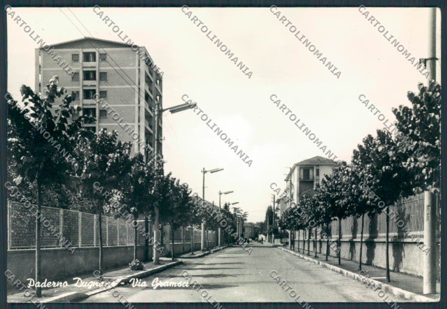 Milano Paderno Dugnano Via Gramsci STRAPPINO foto FG cartolina BB8006 – fronte