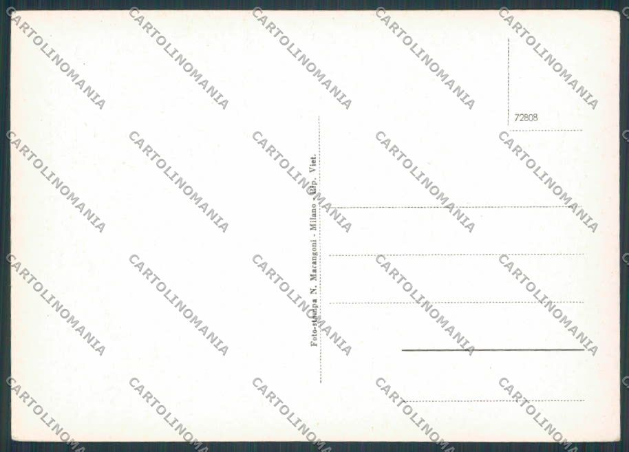 Milano Abbiategrasso Piazza Marconi FG cartolina BB8017 – retro