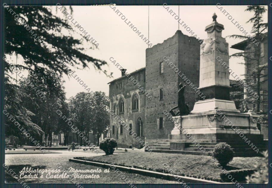 Milano Abbiategrasso Monumento ai Caduti foto FG cartolina BB8020 – fronte