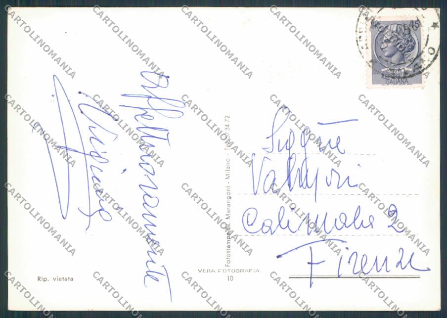 Milano Abbiategrasso Giardini Pubblici foto FG cartolina BB8021 – retro