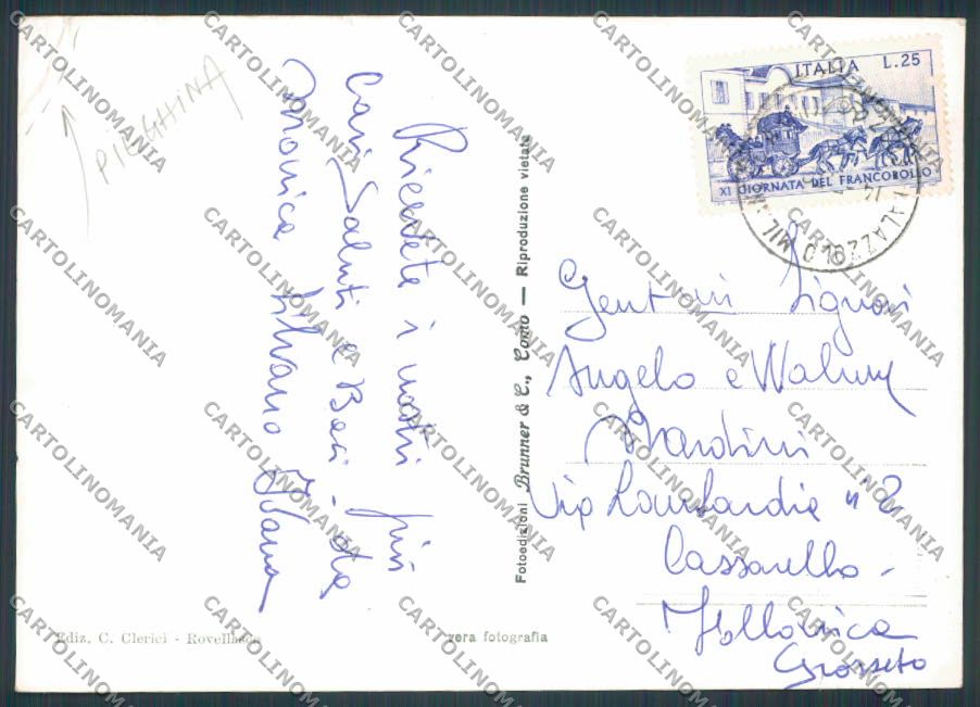 Milano Palazzolo Milanese Via Sant'Ambrogio PIEGHINA foto FG cartolina BB8097 – retro