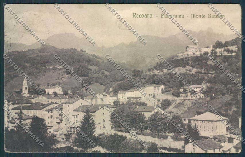 Vicenza Recoaro Panorama Monte Batelan cartolina BB8123 – fronte