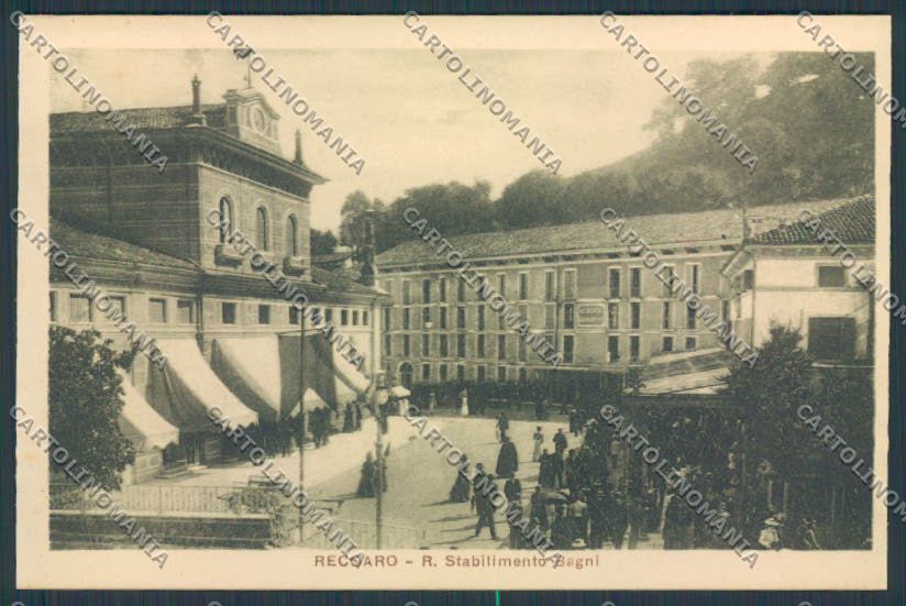 Vicenza Recoaro Bagni PIEGA cartolina BB8126 – fronte