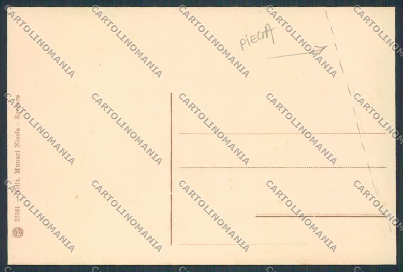Vicenza Recoaro Bagni PIEGA cartolina BB8126 – retro