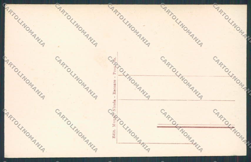 Vicenza Recoaro Viale Regie Fonti cartolina BB8134 – retro