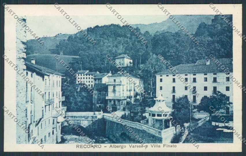 Vicenza Recoaro Albergo Varese Villa Finato cartolina BB8147 – fronte