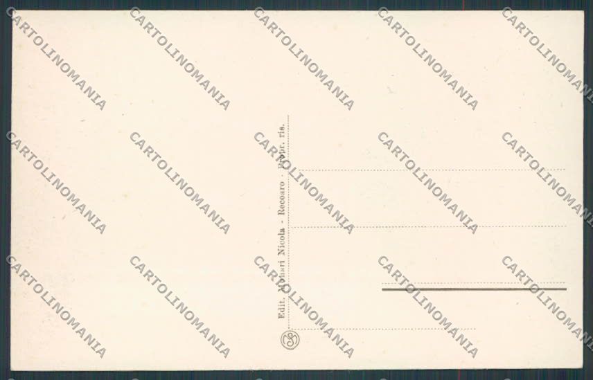 Vicenza Recoaro Viale Regina Margherita Albergo Varese cartolina BB8148 – retro