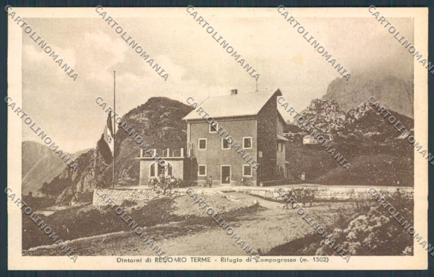 Vicenza Recoaro Rifugio Campogrosso cartolina BB8154 – fronte