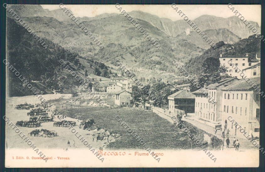 Vicenza Recoaro Fiume Agno ABRASA cartolina BB8157 – fronte