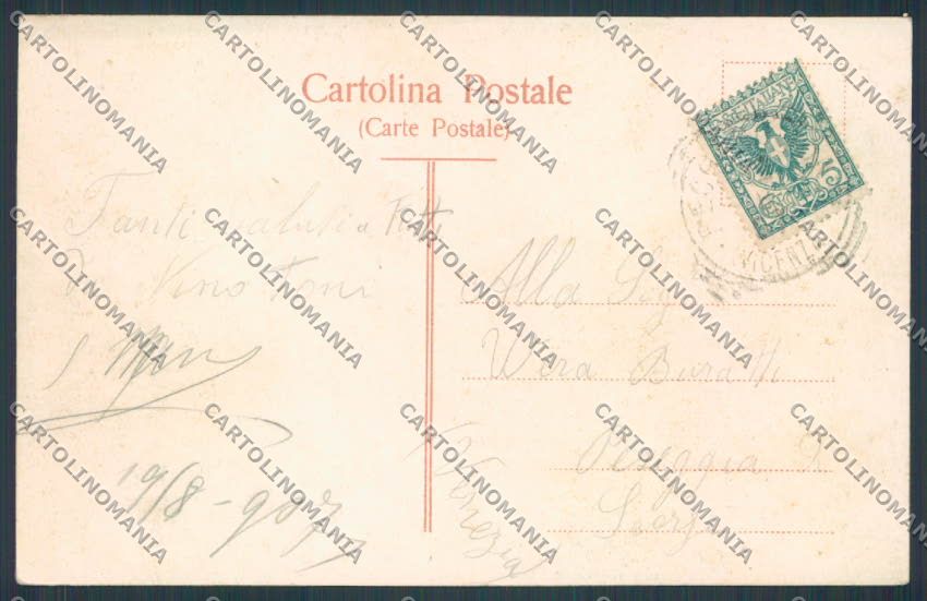 Vicenza Recoaro Malga Pascolo cartolina BB8160 – retro