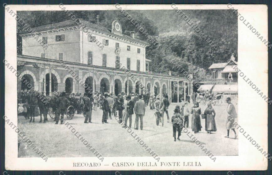 Vicenza Recoaro Fonte Lelia cartolina BB8166 – fronte