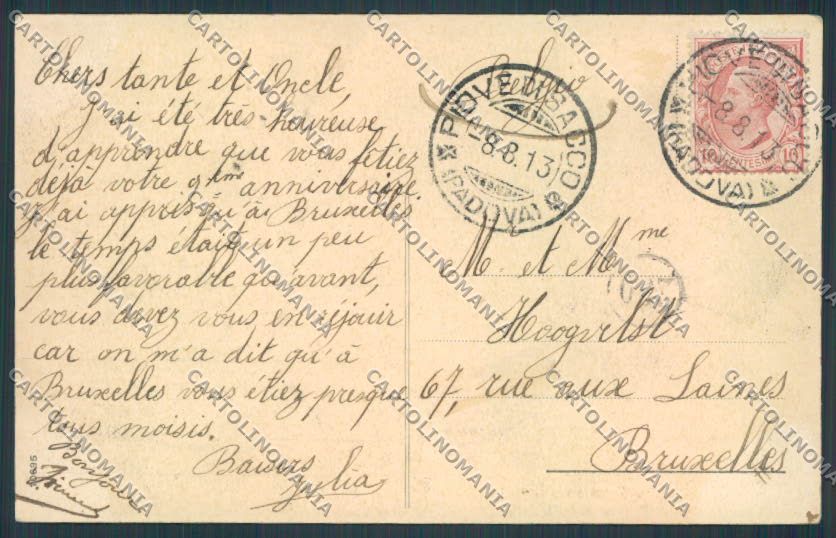 Vicenza Recoaro Fonte Lelia cartolina BB8170 – retro