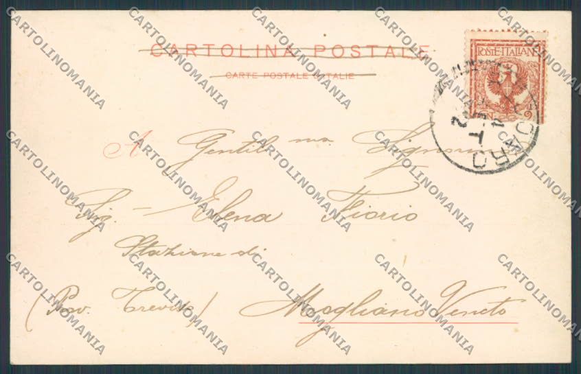 Vicenza Recoaro Chiesa cartolina BB8174 – retro
