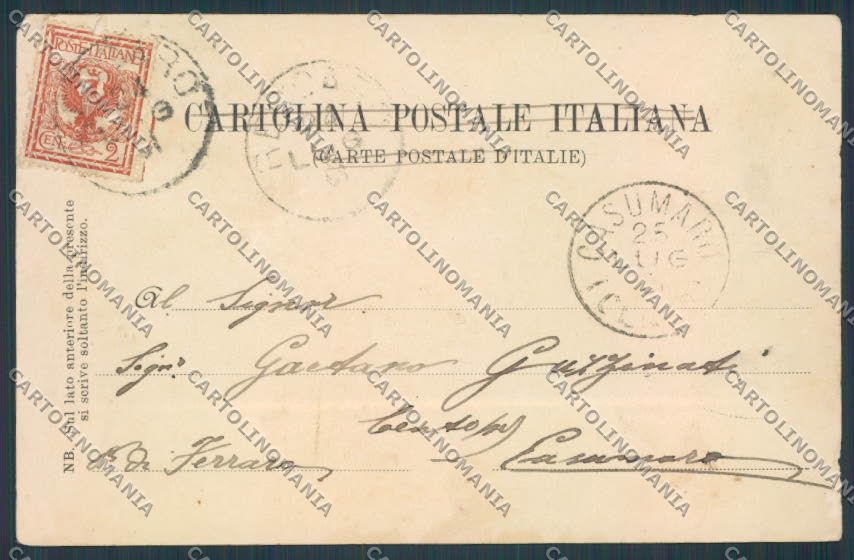 Vicenza Recoaro Panorama cartolina BB8179 – retro