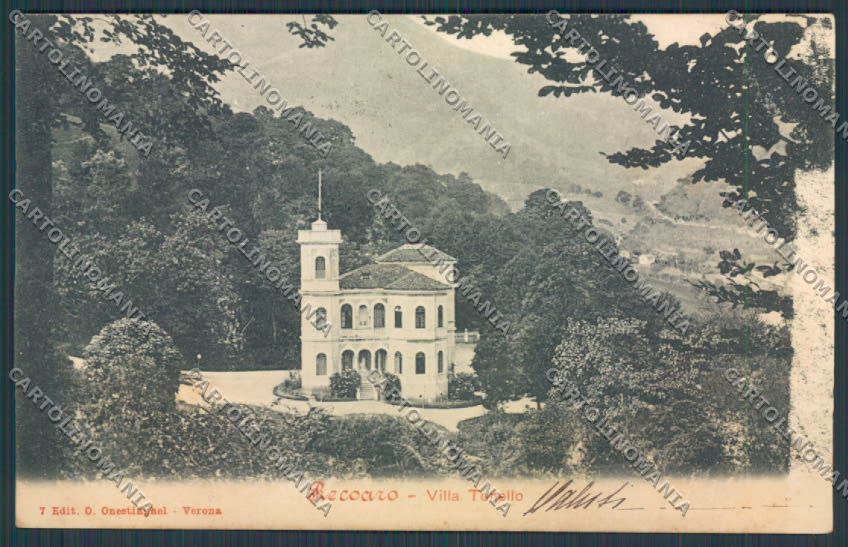 Vicenza Recoaro Villa Tonello cartolina BB8197 – fronte