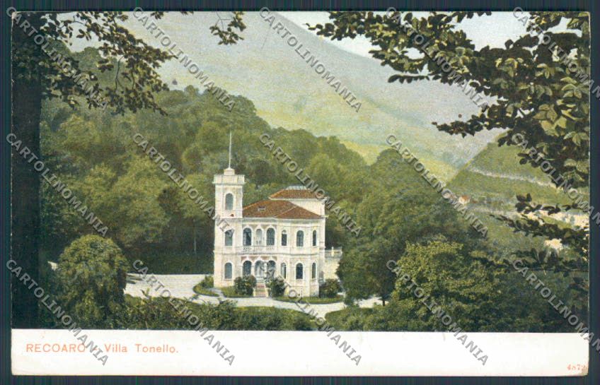 Vicenza Recoaro Villa Tonello cartolina BB8202 – fronte