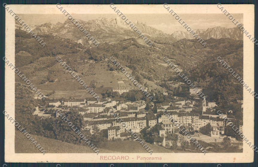Vicenza Recoaro Panorama cartolina BB8203 – fronte