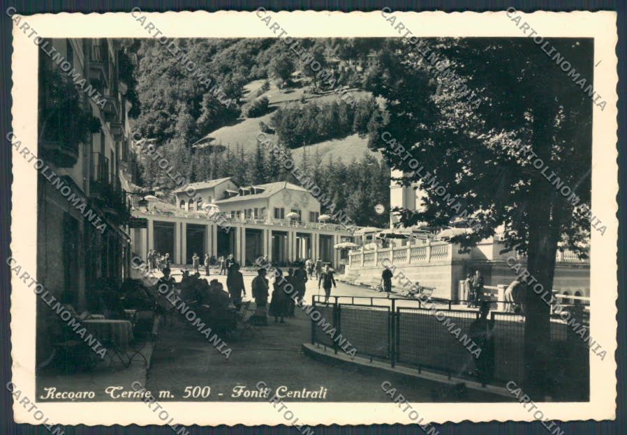 Vicenza Recoaro Fonti Centrali foto FG cartolina BB8216 – fronte