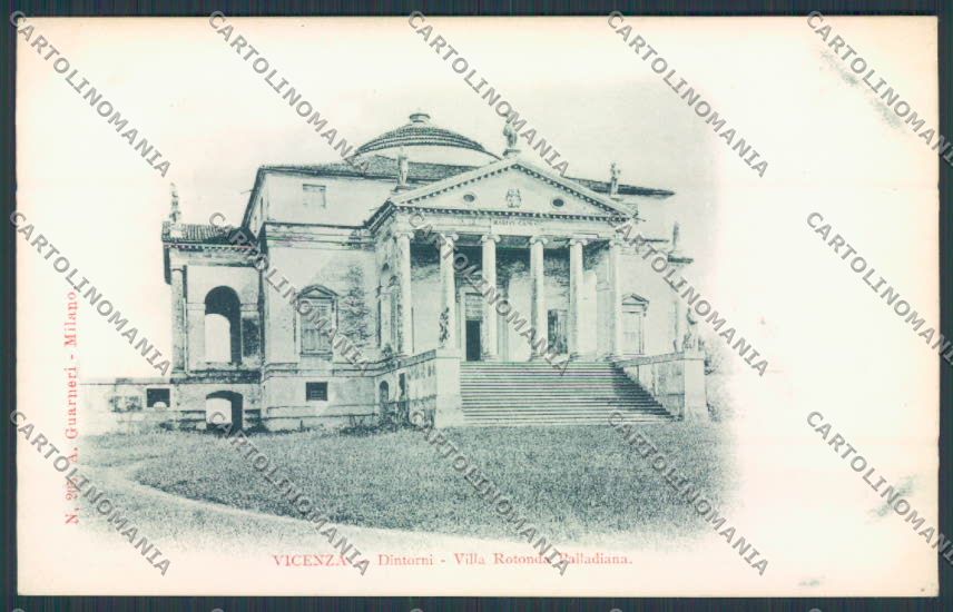 Vicenza città Villa Rotonda Palladiana Guarnieri cartolina BB8226 – fronte