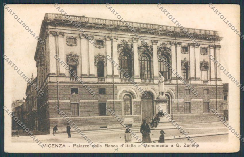 Vicenza città Palazzo Banca Italia cartolina BB8233 – fronte
