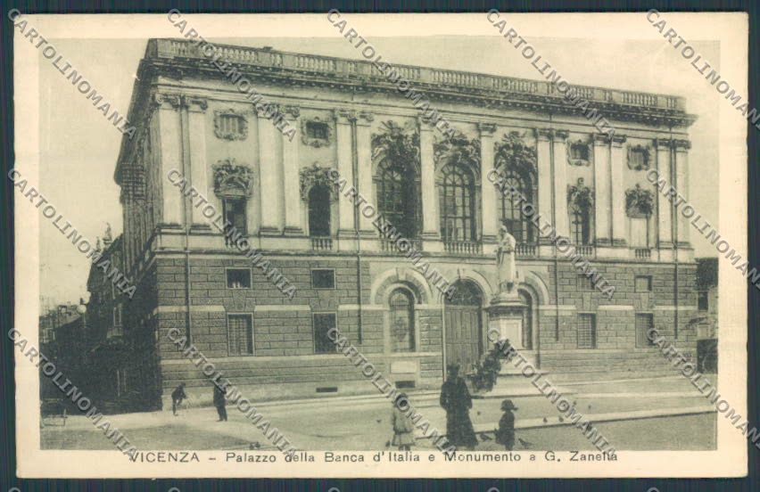Vicenza città Palazzo Banca Italia cartolina BB8234 – fronte
