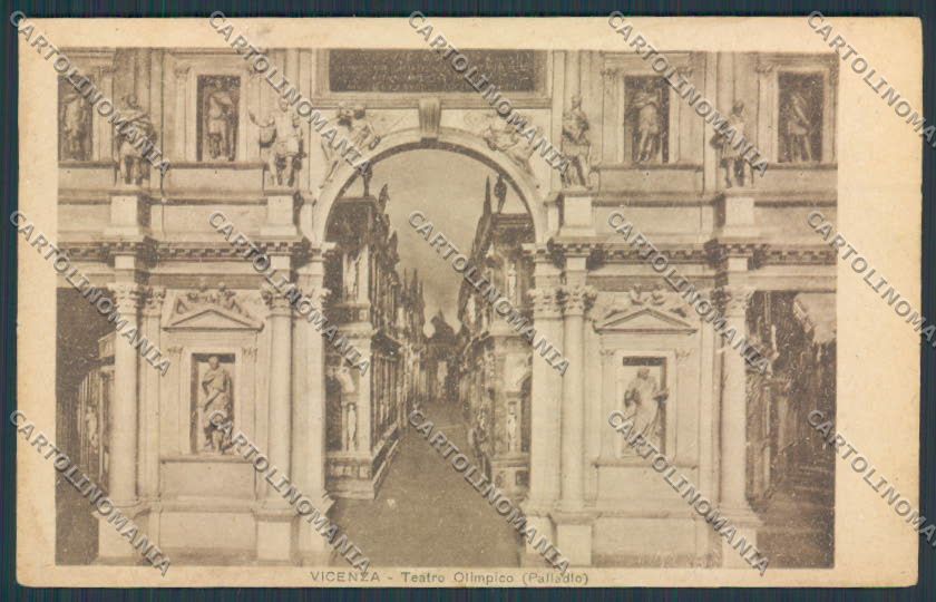 Vicenza città Teatro Olimpico Palladio cartolina BB8251 – fronte