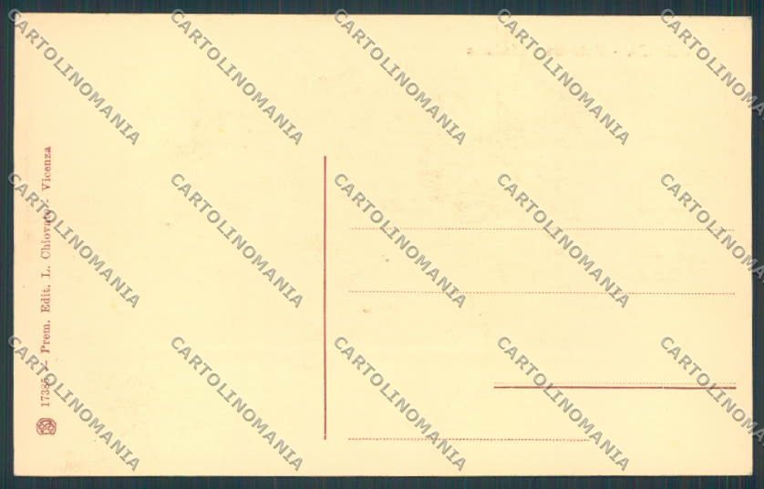 Vicenza città Rotonda Palladiana cartolina BB8252 – retro