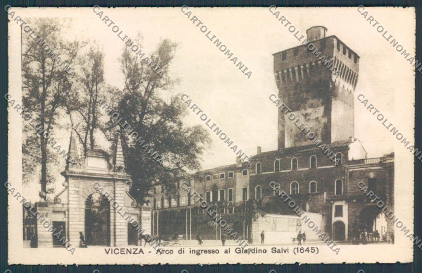 Vicenza città Giardino Salvi cartolina BB8264 – fronte