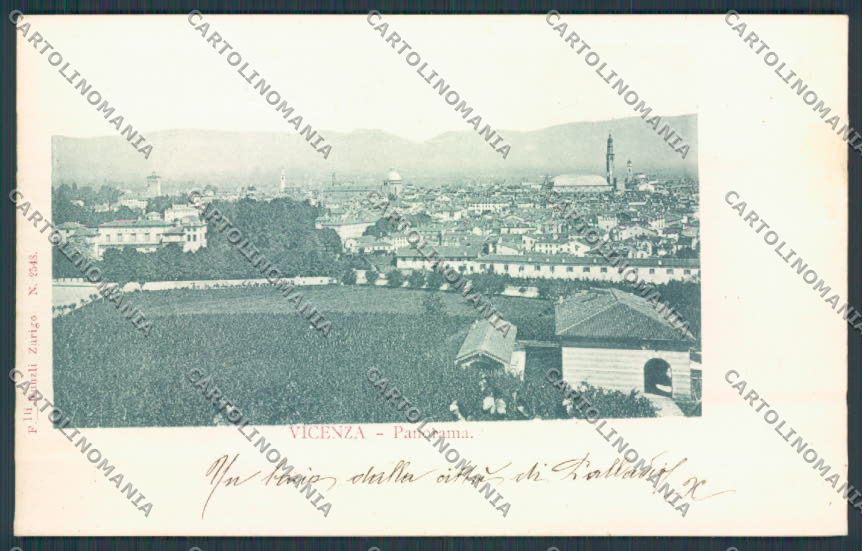 Vicenza città Panorama cartolina BB8270 – fronte