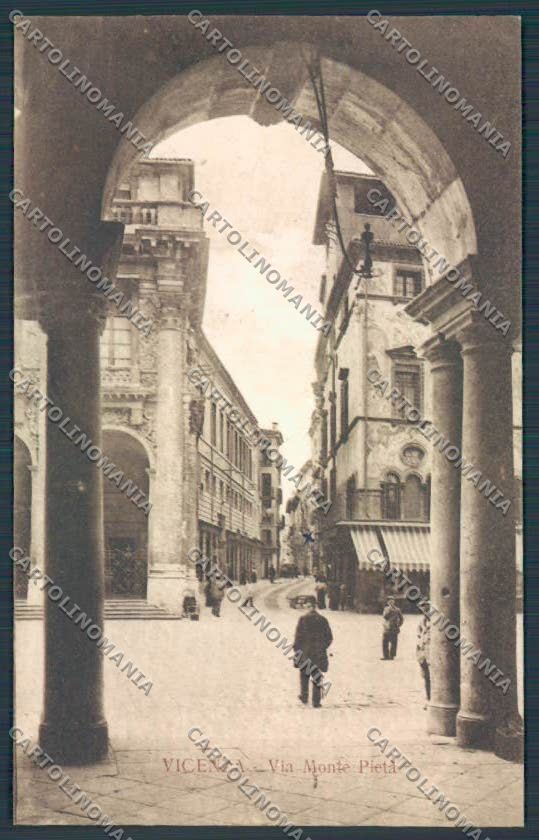 Vicenza città Via Monte Pietà cartolina BB8275 – fronte