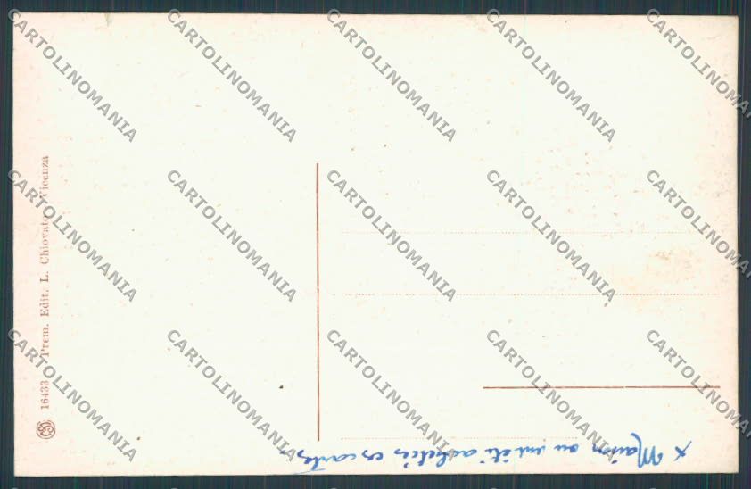 Vicenza città Via Monte Pietà cartolina BB8275 – retro