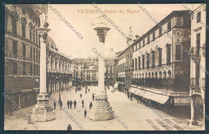 Vicenza città Piazza dei Signori cartolina BB8280 – fronte