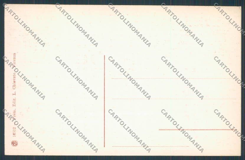 Vicenza città Piazza dei Signori cartolina BB8280 – retro