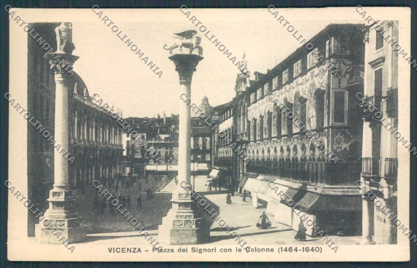 Vicenza città Piazza dei Signori cartolina BB8281 – fronte